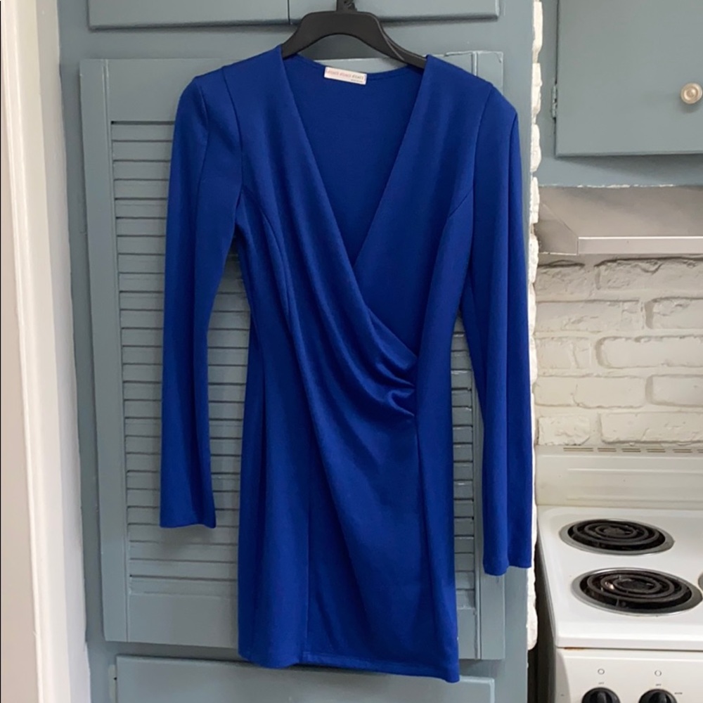 Royal blue dress